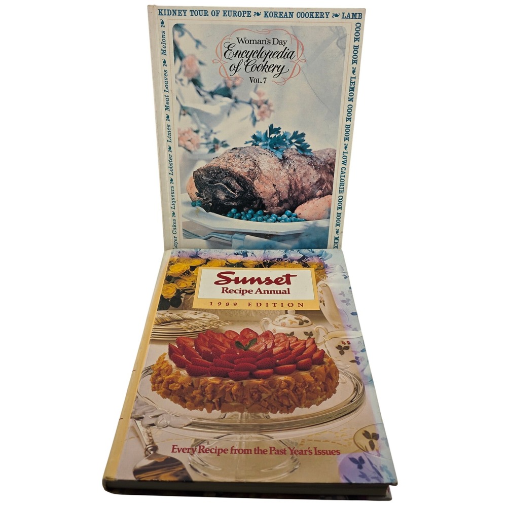 Woman's Day Encyclopedia Vol 7 1966 Sunset Recipe 1989 Edition Assorted Cookbook